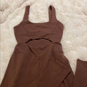 Jumpsuit with Square Neckline